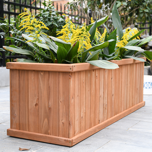 40-inch Robusto Wooden Planter