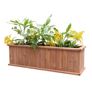 40-inch Robusto Wooden Planter