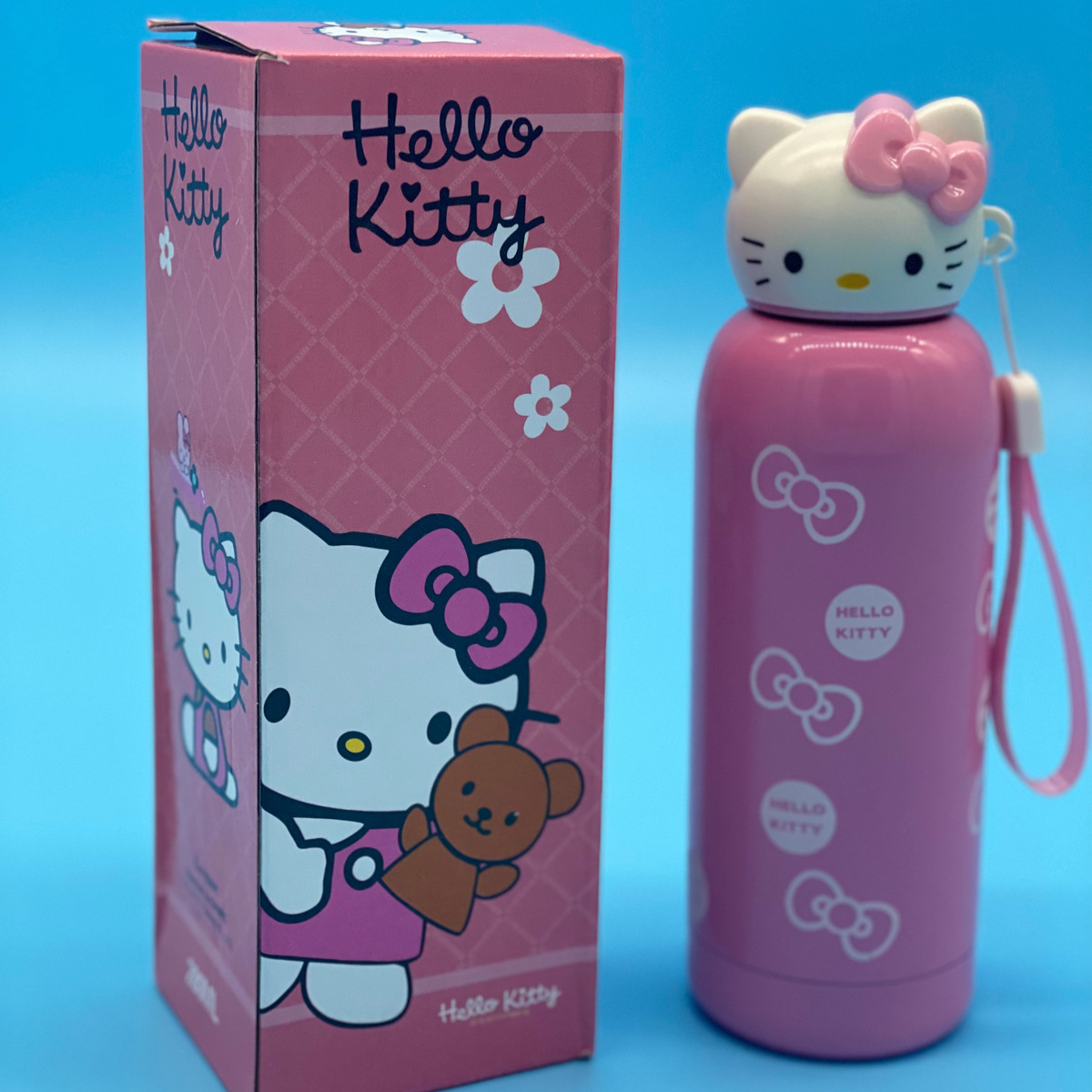 Hello Kitty Thermos Tumbler With Straw 460ml – kawaiienvy